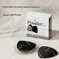 thumbnail image 2 of 1PCS Black Beauty Blender - Fluffy Pineapple Powder Puff for Seamless Makeup Blending, 2 of 3
