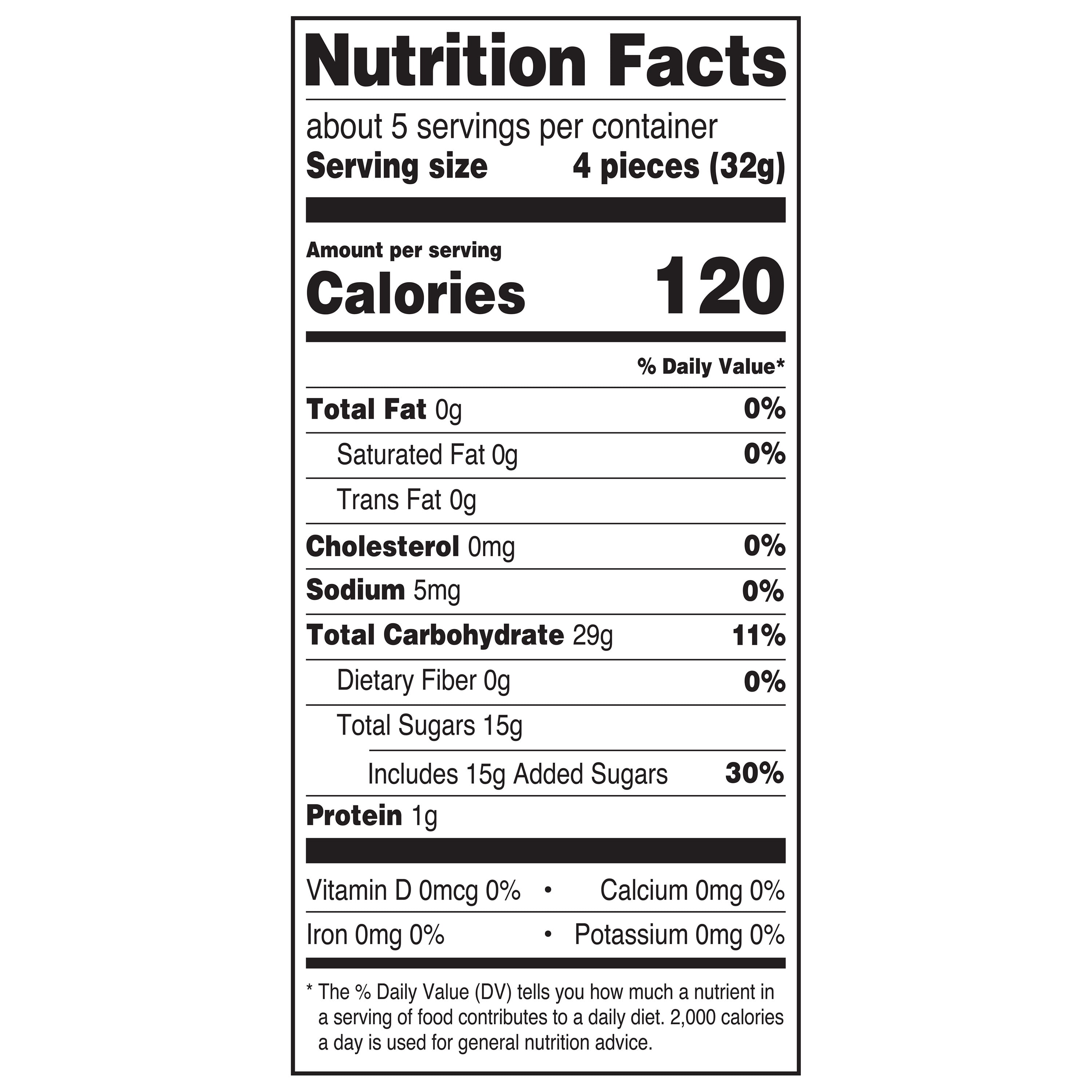 Great Value Watermelon Rings Gummy Candy, 6 oz