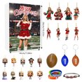 thumbnail image 5 of Calendario de Adviento de Rugby 24 Cuenta atrás Regalos de Rugby Accesorios de decoración navideña Regalos para amantes de Taylor, 5 of 5