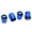 Blue, variant on Hex Ford Logo Emblem Car Wheels Tire Air Valve Caps Stem Dust Cover Sport Gift