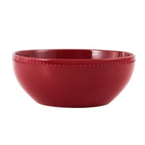 Mainstays 9in Brynn Red Stoneware Serve Bowl