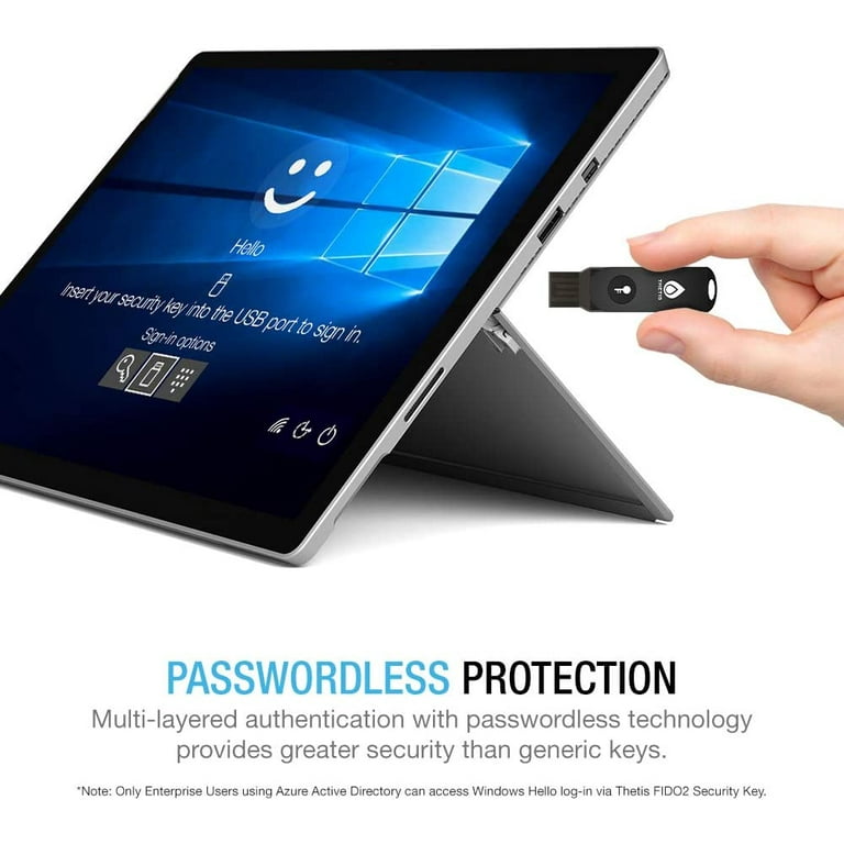 Devise Gør det godt kul Thetis FIDO U2F Security Key, USB-A, with Aluminum Folding Design, Support  U2F Protocol - Walmart.com