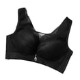 thumbnail image 4 of Sujetador de mujer Sexy Hacer subir Support Underwear Gathering Sujetador transpirable, Negro Eigraketly AP001670-02, 4 of 7