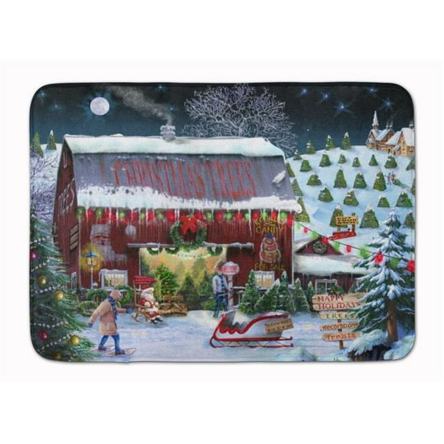 Tapis de Mousse à Mémoire Lavable en Machine pour Arbre de Noël