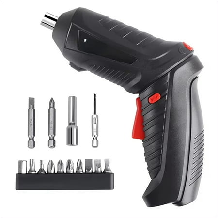 

CHNGXWE Improved 8-in-1 Rechargeable Cordless Drill Screwdriver Set with 3.6V Li-ion Battery - 3.5N·m Torque for DIY Projects