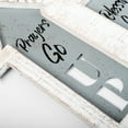 thumbnail image 3 of Divinity Boutique Blessings Come Down Grey and White 16.5 x 7.25 Wooden Decorative Arrow Wall Art, 3 of 6