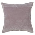 thumbnail image 5 of SARO 555.CK20S 20 in. Square Cotton Velvet Down Filled Throw Pillow - Charcoal, 5 of 5