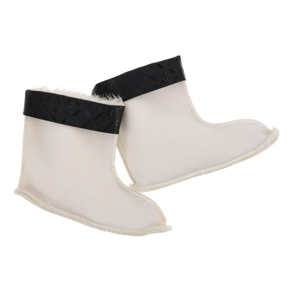 HEMOTON 1 Pair Of Winter Boot Liners For Men Thermal Thick Rain Boot Socks Insulated Comfortable Detachable Warm Liner For Cold Weather Rainy Days