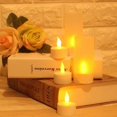 thumbnail image 3 of Pack of 24 Rechargeable LED Candles with Stand for Christmas, Wedding, Party, 3 of 5