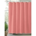thumbnail image 2 of Shower Curtain Coral Red Bathroom Curtains with Hooks, Waterproof Fabric Solid Color Bath Shower Curtains Set for Bathroom Bathtubs Decor 36x72 Inch, 2 of 8