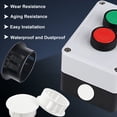 thumbnail image 5 of 254Pcs 6 Sizes Nylon Plastic Hole Plug Kits 1/5" 1/4" 5/16" 3/8" 1/2" 1" Round Drill Hole, Flush Type Panel Knockout Locking Plugs, Black Screw Covers for Furniture Cabinet Insert End Caps, 5 of 5