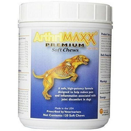 UPC: 0793573046826 | ArthriMAXX Soft Chew Joint Protection Supplement for Dogs  120 Count.
