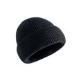 thumbnail image 2 of Minnieouse Gorro de punto elástico grueso invierno cálido deportes al aire libre senderismo viajes nieve esquí gorra accesorios casuales para mujer Sombreros Negro Minnieouse AP013203-01, 2 of 6