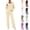 Black, variant on 2 Piece Sets for Women Going Out Fashion Button Long Sleeve Hooded Top Wide Leg Pants Suit Soft Stretchy Ribbed Knit Loungewear Set Versatile Solid Color Daily Wear Suit Set 3XL