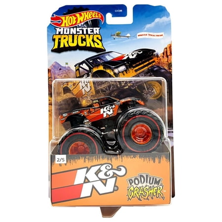 Hot Wheels Monster Trucks Podium Crasher K&N 1:64 Scale Diecast Monster Truck price history on PriceWatchPro