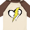 thumbnail image 4 of Inktastic Lightning Bolt Heart Boys or Girls Long Sleeve Baby Bodysuit, 4 of 5