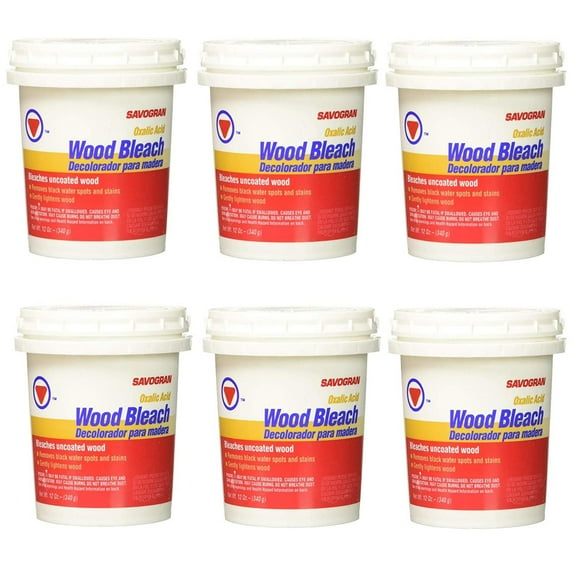 Savogran 10501 Wood Bleach, 12 oz, 6 Pack