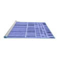 thumbnail image 2 of Ahgly Company Machine Washable Indoor Rectangle Abstract Blue Modern Area Rugs, 7' x 10', 2 of 4