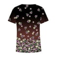 thumbnail image 4 of Sakmal Summer Tops for Women Short Sleeve V-Neck Graphic T-Shirts Womens Shirts for Summer, 4 of 5