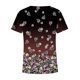 thumbnail image 4 of Tops Para Mujer Blusa Estampada Informal Camisetas Con Cuello en V Camisetas de Manga Corta Odeerbi  ODB180056, 4 of 5