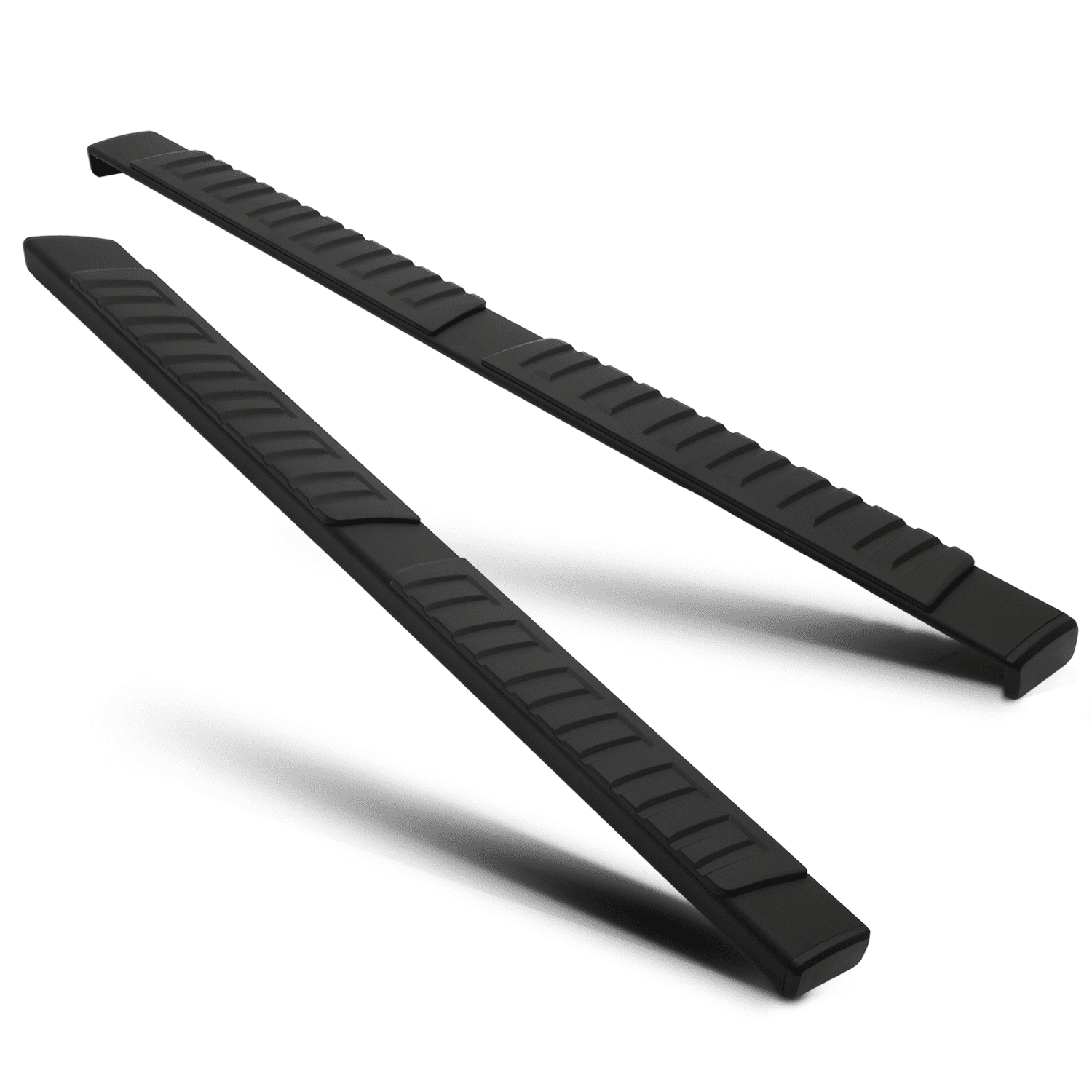 LEDKINGDOMUS Running Boards For 2005-2025 Nissan Frontier Crew Cab – 6” Nerf Bars, Drop Step, Black Textured