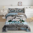 thumbnail image 1 of YST Camper Bedding Set Queen Happy Camping Comforter Set Rv Bunk Accessories Quilt Bedding For Travel Trailers,Boho Moon Stars Decor For Camper Car,Rustic Farmhouse Adventure Duvet Insert, 1 of 6