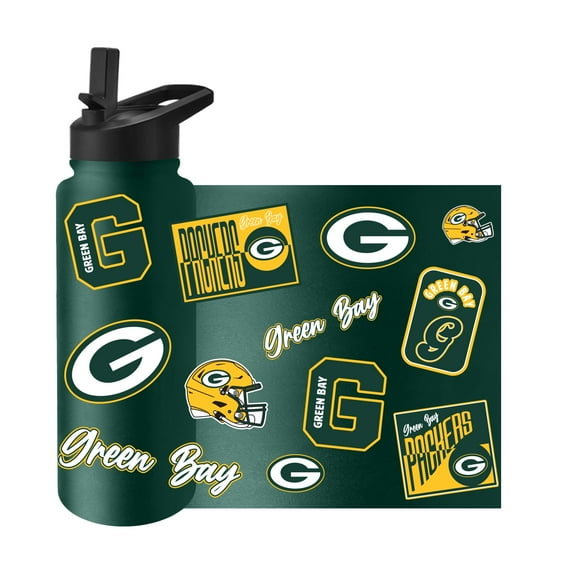 Green Bay Packers 34oz Dreamweave Quencher Bottle