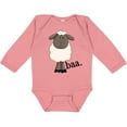 thumbnail image 3 of Inktastic Baa. Cute Sheep Design Boys or Girls Long Sleeve Baby Bodysuit, 3 of 5