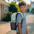 thumbnail image 3 of Yuyamidu Fish Camo Kids Backpack for Girls 10-12 Kids Backpacks Large Capacity Book Bags for Primary School Kids Portable Student Book Bags, Green, 3 of 7