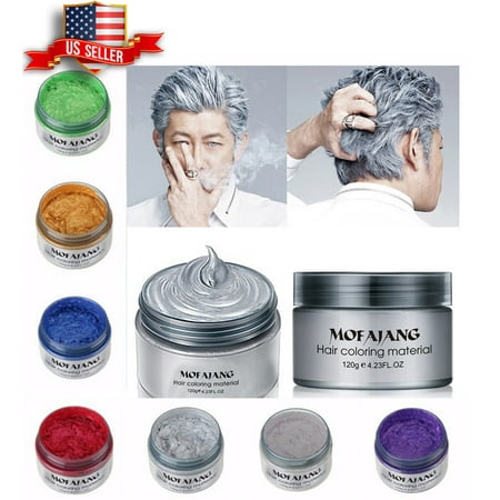 Unisex DIY Hair Color Wax Mud Dye Cream Temporary Modeling 7 Colors VeniCare (Best Temporary Hair Color For Halloween)