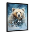 thumbnail image 4 of Designart "Abstract Dynamic Bear I" Animals Bear Picture Framed Wall Decor, 4 of 5