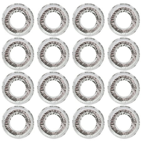 

FRCOLOR 50pcs Round Aluminum Foil Stove Burner Covers Oil Proof Pad Gas Oven Covers