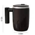 thumbnail image 3 of Fiogavroetic Automatic Magnetic Stirring Coffee Mug, Rotating Home Office Travel Mixing Cup Electric Stainless Steel Self Mixing Coffee Cup, 3 of 8