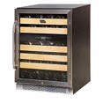 thumbnail image 2 of Whynter BWR-462DZ 46-Bottle Dual Temperature Zone Built Wine Refrigerator, Silver, 2 of 2