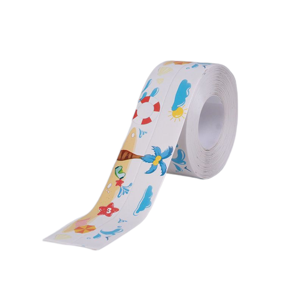 1roll Waterproof Mildewproof Toilet Caulk Strip, SelfAdhesive Sealing