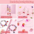 thumbnail image 2 of 200 Pack of Large Hole Glass Beads for Jewelry Making,European Beads Bulk Mixed Color Spacer Beads for DIY Craft, 2 of 5
