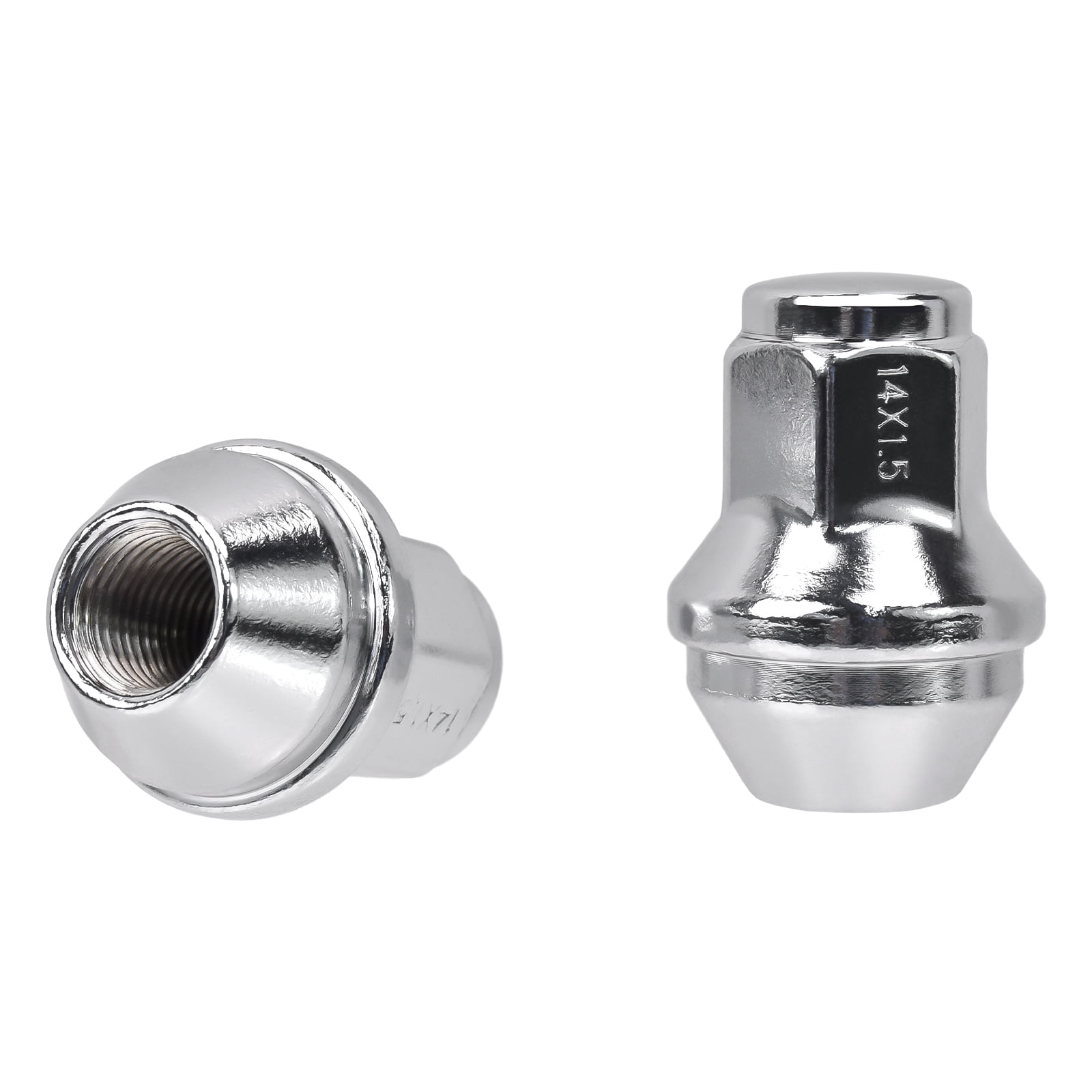 Hex Autoparts 24PCS 14x1.5 Chrome Lug Nuts for F150 Expedition Transit Lobo Lincoln Navigator MKX ACPZ-1012-B