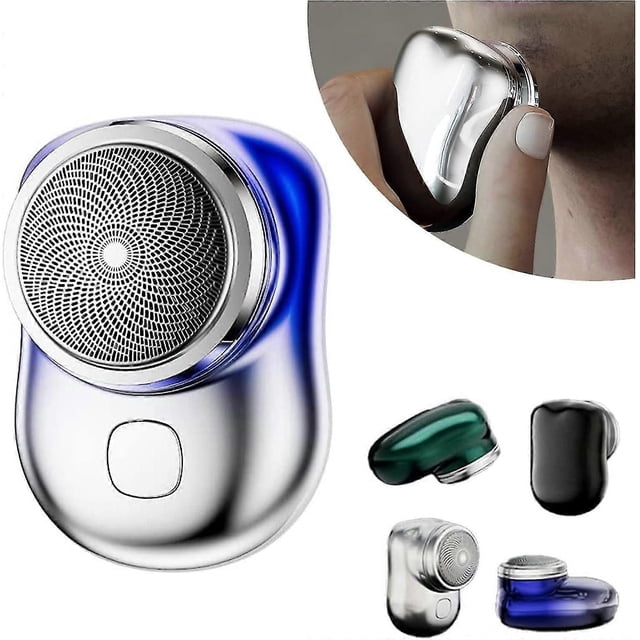 New Powerful Men's Shaver, Portable Mini Electric Shaver, Usb Magic Mini Electric Shaver Compatible With Men, Easy One-button Operation, Suitable Comp