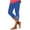 Royal Blue #1, variant on WULMLEO Womens Capris for Seniors Summer Capri Leggings Women Stretchy Workout Yoga Casual Vacation Beach Pants Gray XL