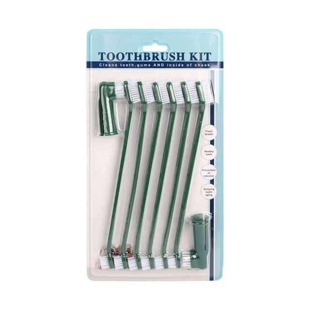Dog Toothbrush Pets Deep to Handle Tooth Brushing Soft Cats Finger Brush for Sunnimix Cepillo de dientes para cachorros