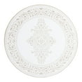 thumbnail image 2 of Unique Loom Hermitage Collection Area Rug - Gala (6' Round Snow White/Beige), 2 of 6