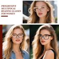 thumbnail image 2 of Gafas de lectura multifocales progresivas OPTOFENDY TL Brown 1.75x, 2 of 7