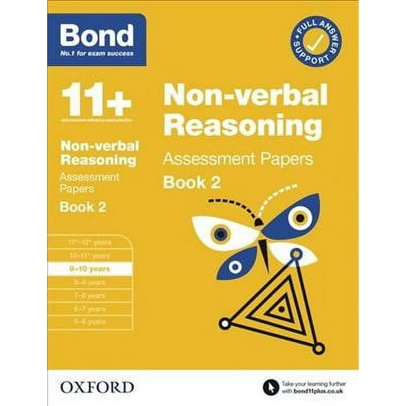 Bond 11 Non-Verbal Reasoning Assessment Papers 9-10 Years Book 2