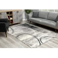 thumbnail image 3 of 2â€™ x 10â€™ Gray Distressed Swirls Runner Rug, 3 of 5