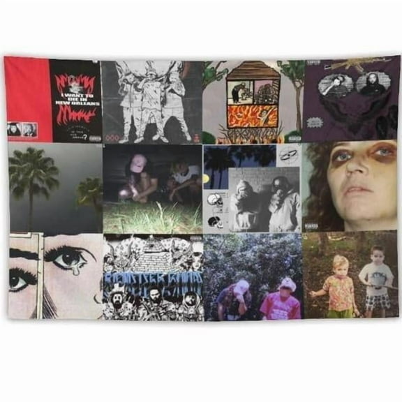 Singer Hip Hop Suicide Rapper Tapestry Flag for Home College Dorm for Boys Bedroom Wall Décor