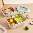 thumbnail image 4 of Lonchera Bento de Acero Inoxidable 304 con Tapa Desmontable, Sellada, de Gran Capacidad, para Estudiantes, 230 Ml, 4 of 5