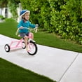 "Radio Flyer, Classic Pink Dual Deck Tricycle for Kids/Toddlers, 12