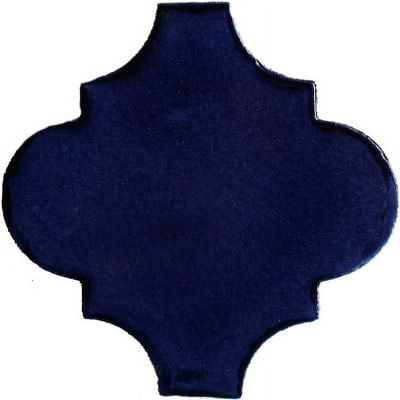 4x4 Lantern Cobalt Blue Mexican Tile, Set of 9 pcs
