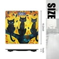 thumbnail image 2 of Bathroom Scale, Highly Accurate Digital Body Scale,Precisely Measures Weight up to 400 lbs-Black Cats Sitting On Tree Branches With Leaves In The Background, 2 of 4