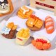 thumbnail image 2 of Fridge Magnets 3D para comida en miniatura, 6 unidades, refrigerador de resina Ma, 2 of 2